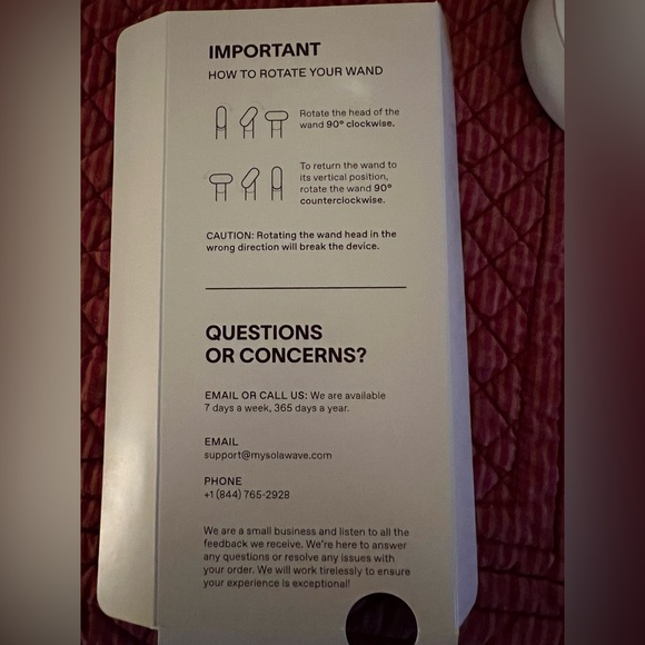 {Solawave} opened with Package Solawave Wand Pink - Picture 6 of 7